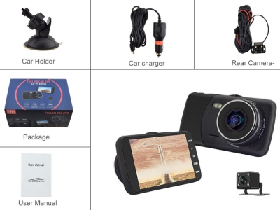 高清行车记录仪    安卓操作系统车载导航 ...