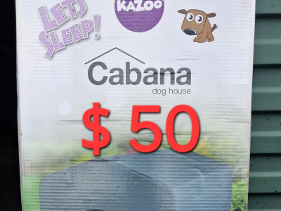 全新织物大狗房 $50